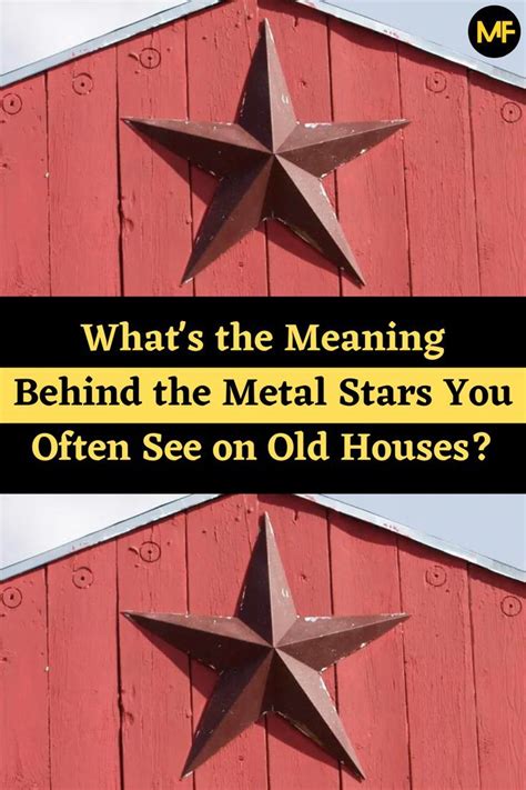 metal star hanging on house meaning|star on house meaning swinging.